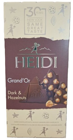 Schokolade HEIDI Grand'Or Tafel Dunkel&Haselnuss 100g