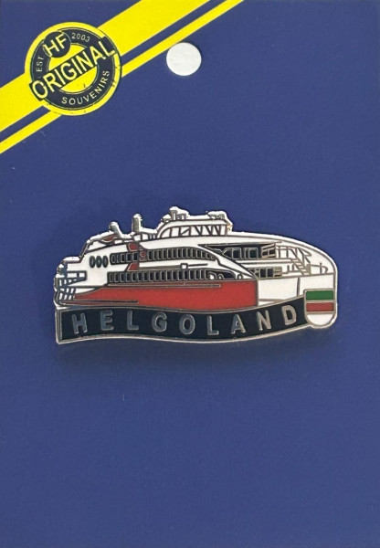 Helgoland-Pin "Katamaran Halunder Jet"