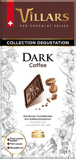 Tafelschokolade Zartbitter Kaffee