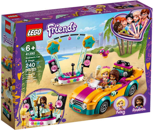 LEGO Friends - Andreas Bühne & Auto (41390)