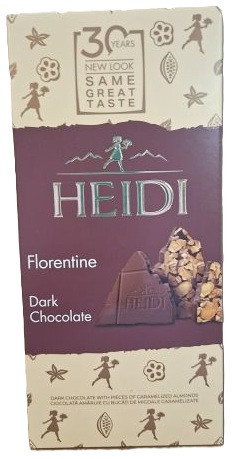 Schokolade HEIDI Florentiner Tafel Dunkel 100g