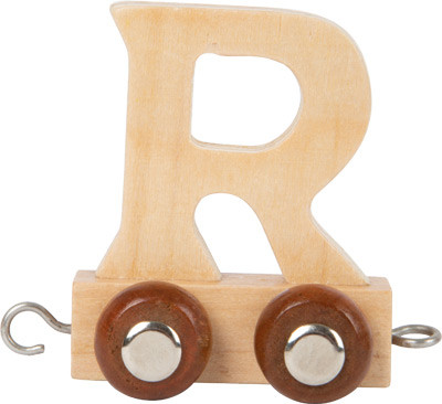 Buchstabenzug Holzbuchstabe "R"