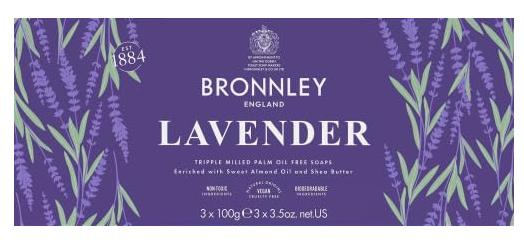 Bronnley Seife Lavender 3 x 100g