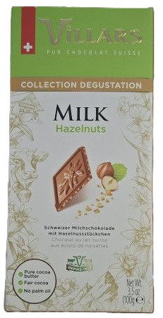 Tafelschokolade Milch Haselnuss