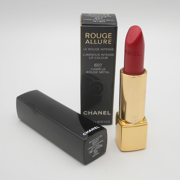 Chanel Rouge Allure 607 Camelia Rose Metal