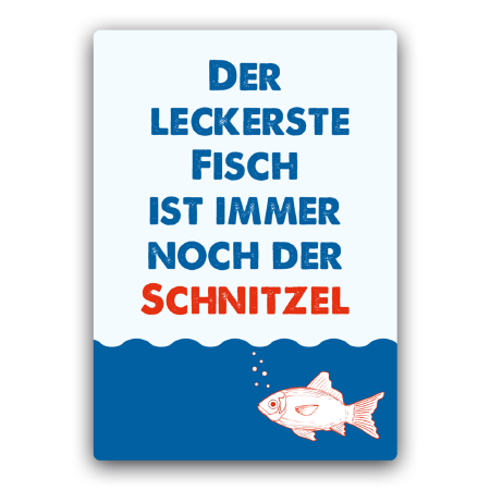 Kühlschrankmagnet "Der leckerste Fisch"