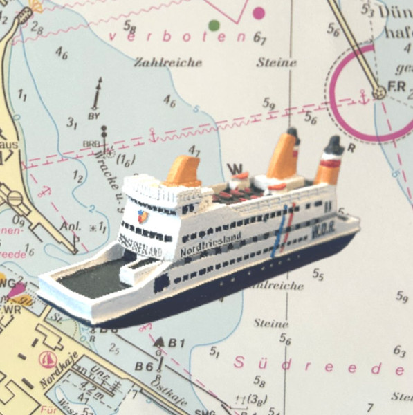 Modellschiff MS Nordfriesland