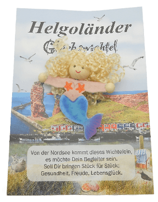 Helgoländer Glückswichtel "Meerjungfrau"