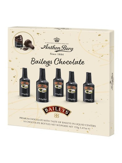 Anthon Berg Schokolade mit flüssigen Baileys