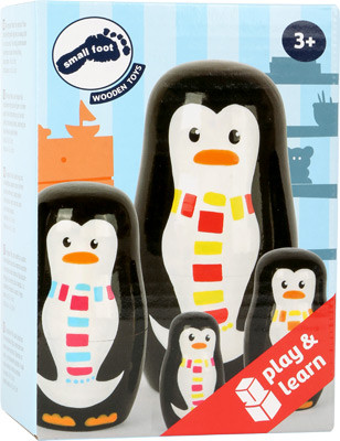 Matrjoschka Pinguin-Familie