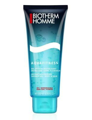 Biotherm Homme Aquafitness Shower Gel Revitalisierendes Duschgel für Körper & Haare 200 ml