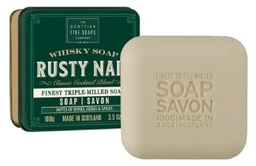 The Scottish Fine Soaps Rusty Nail Soap in a Tin 100g