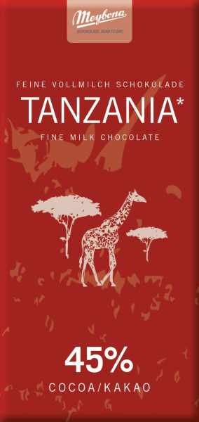 Ursprungs-Schokolade Tanzania 45%