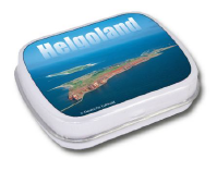 Pillendose Helgoland von oben