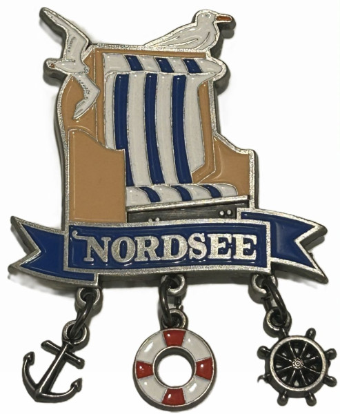 Metallmagnet Charms Nordsee