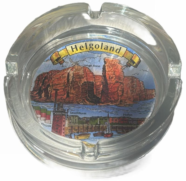 Tisch-Aschenbecher "Helgoländer Hummerbuden"