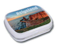 Pillendose Helgoland Sonnenuntergang