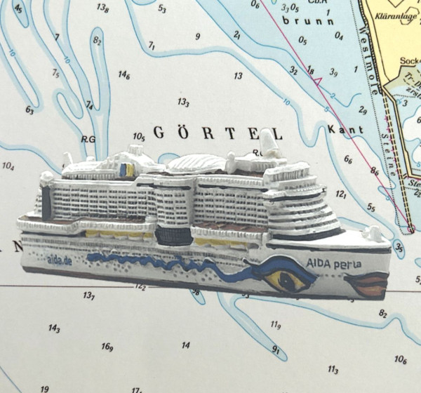 Modellschiff Aidaperla