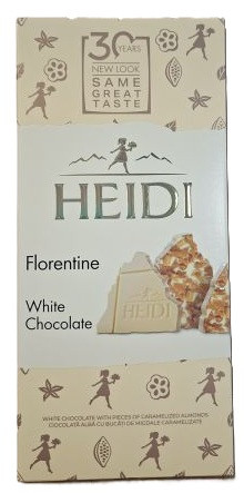 Schokolade HEIDI Florentiner Tafel Weiss 100g