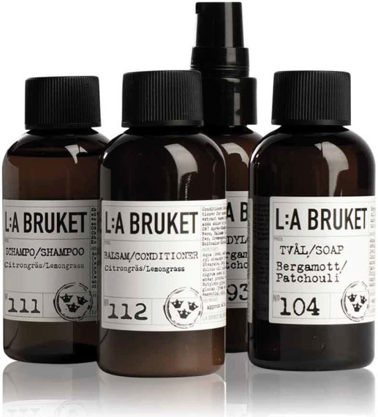 L:A BRUKET No. 239 Travel Kit Körperpflegeset für Unterwegs