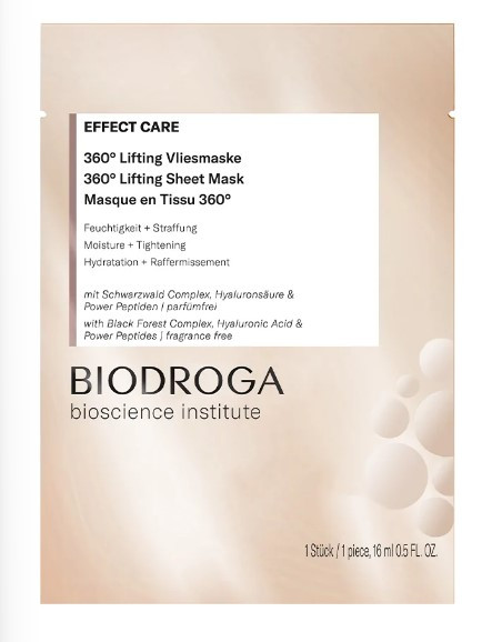 Biodroga Effect Care 360° Lifting Vliesmaske (16ml)