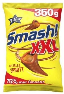 Smash! XXL Maissnacks mit Schokoladenüberzug