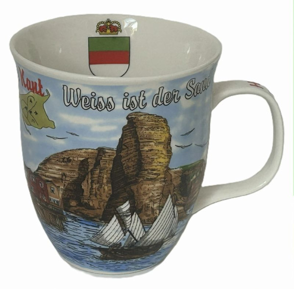 Porzellan Becher "Helgoland" 500ml Motiv 3
