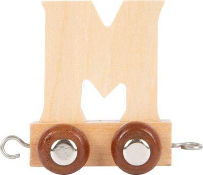 Buchstabenzug Holzbuchstabe "M"