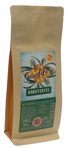 Früchtetee Sanddorn Kräutertee 100g-Copy