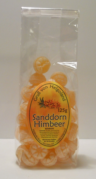 Sanddorn Himbeer Bonbons 125 g