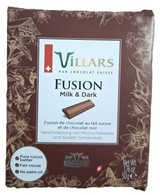Tafelschokolade Milch & Zarbitter FUSION