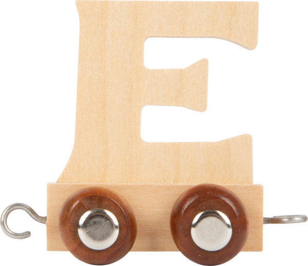 Buchstabenzug Holzbuchstabe "E"