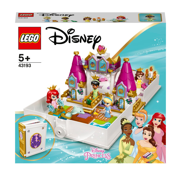 LEGO Disney Princess - Märchenbuch Abenteuer mit Arielle, Belle, Cinderella und Tiana (43193)