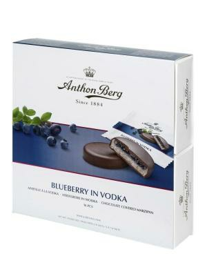 Anthon Berg Blaubeere in Vodka, 16 Stück