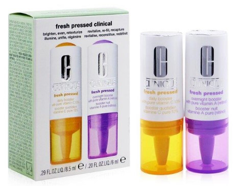 Clinique Fresh Pressed Daily Booster (1x8,5ml) + Overnight Booster (1x6ml)