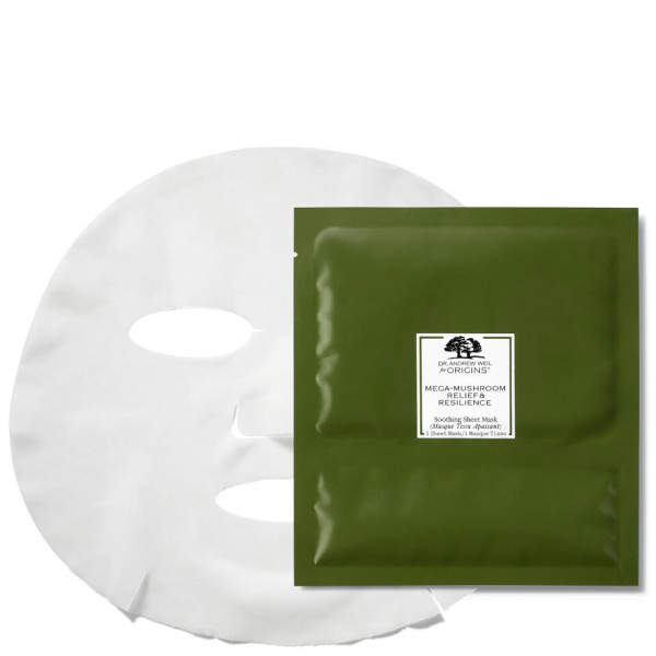 Dr. Andrew Weil - Mega Mushroom Relief und Resilience Sheet Mask 6 Stück