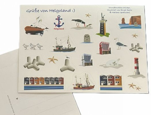 Sticker-Postkarte Motiv 2