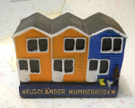 Model Helgoländer Hummerbude Hummerbude Organge/ Blau